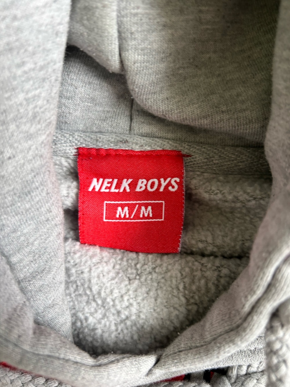 Nelk Boys Full Send thick gray unisex hoodie size medium - Picture 3 of 4